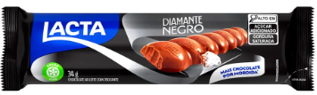 [MO0010] CHOCOLATE DIAMANTE NEGRO LACTA 12 x 34G