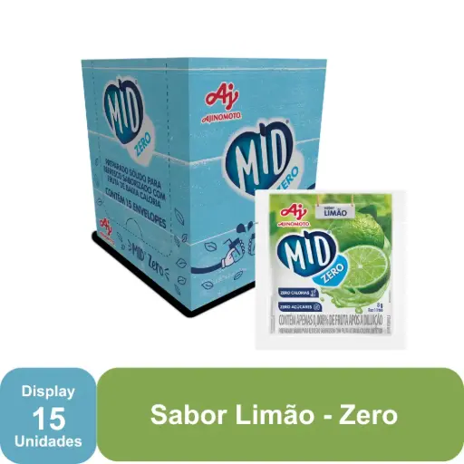 [AJ0025] MID REFRESCO EM PÓ LIMÃO LIGHT DISPLAY 