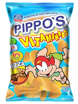 [SB0007] SALGADINHO PIPPO'S PIZZA 30GR 
