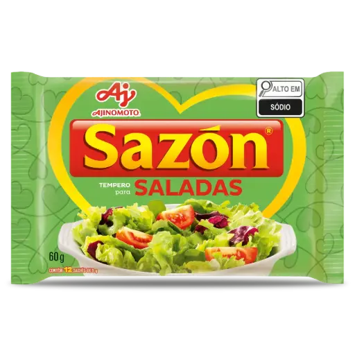 [AJ0026] SAZON TEMPERO PRONTO SALADA  60G (48 X 60 GR)