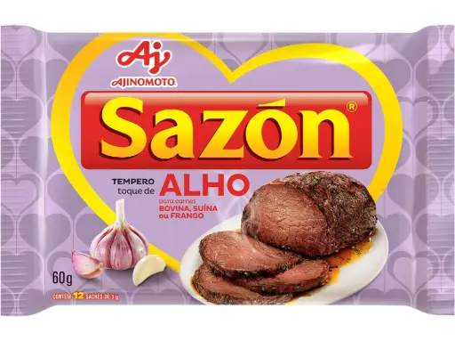 [AJ0027] SAZON TEMPERO PRONTO TOQUE DE ALHO  60G (48 X 60 GR)