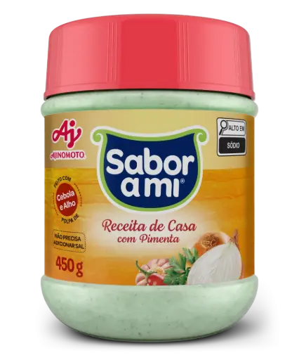 [AJ0029] TEMPERO RECEITA DE CASA COM PIMENTA 450GR (20 X 450GR)