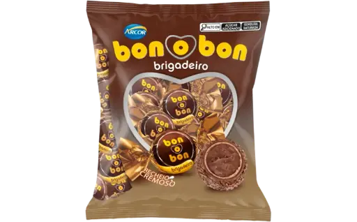 [AR0013] BOMBOM BONOBON 750GR BRIGADEIRO (12 X 750GR)