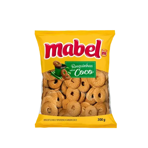 [CAM001] BISCOITO MABEL ROSCA 300GR COCO (32 X 300GR)