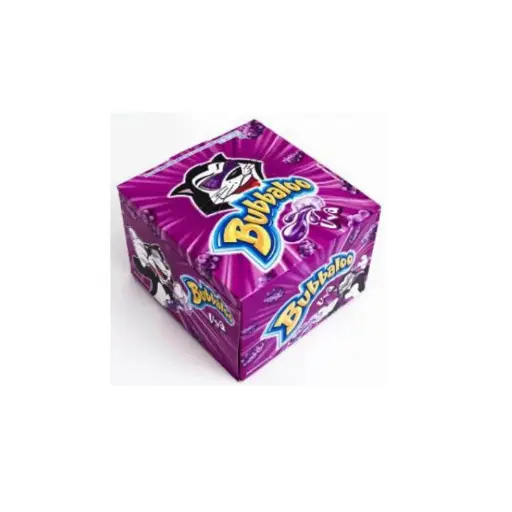 [MO0022] CHICLETE BUBBALOO UVA DISPLAY C/ 60UN X 5GR (32 X 300GR)