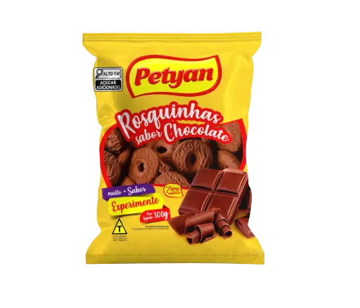 [PET005] BISCOITO ROSQUINHA PETYAN 300G CHOCOLATE (20 X 300GR)