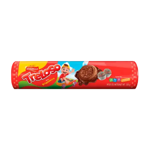 [VT0002] BISCOITO RECHEADO TRELOSO 120G BRIGADEIRO (36 X 120GR)