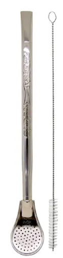 [CDC003] BOMBA INOX COM ROSCA P/ TERERÉ