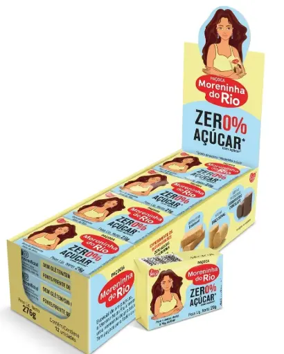 [KX0005] PAÇOCA ZERO AÇÚCAR MORENINHA DO RIO 276GR (10 X 276GR)