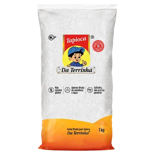 [DT0001] MASSA DE TAPIOCA DA TERRINHA 1 KG (12 X 1KG)