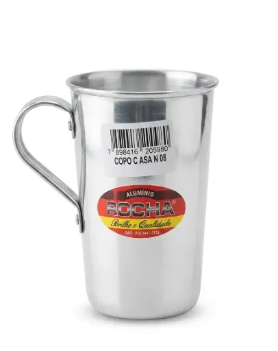 [ROC001] COPO DE ALUMÍNIO ROCHA N.8