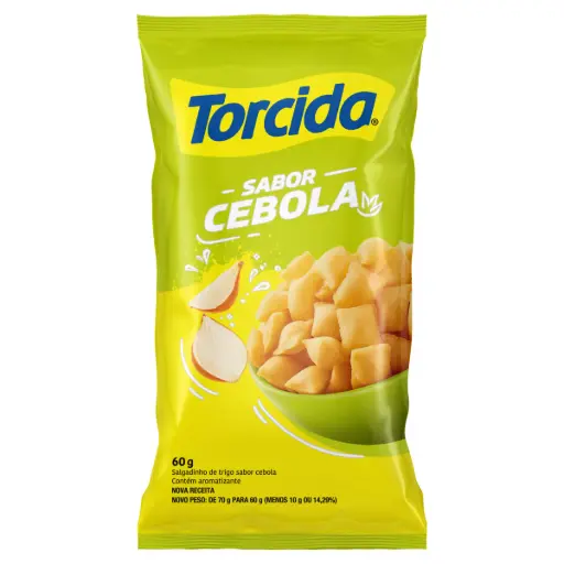 [PE0006] SALGADINHO TORCIDA CEBOLA 60GR (24 X 60GR)