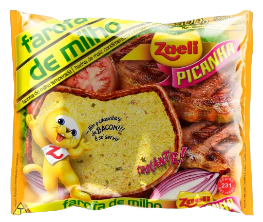 [ZA070] FAROFA MILHO PICANHA 300GR (14 x 300GR) 